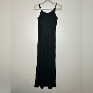 Vintage Jessica McClintock Rhinestone Neckline Little Black Dress